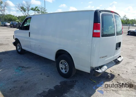 2019 Chevrolet Express 2500 Work Van from USA, damaged, VIN 1GCWGAFP7K1365031